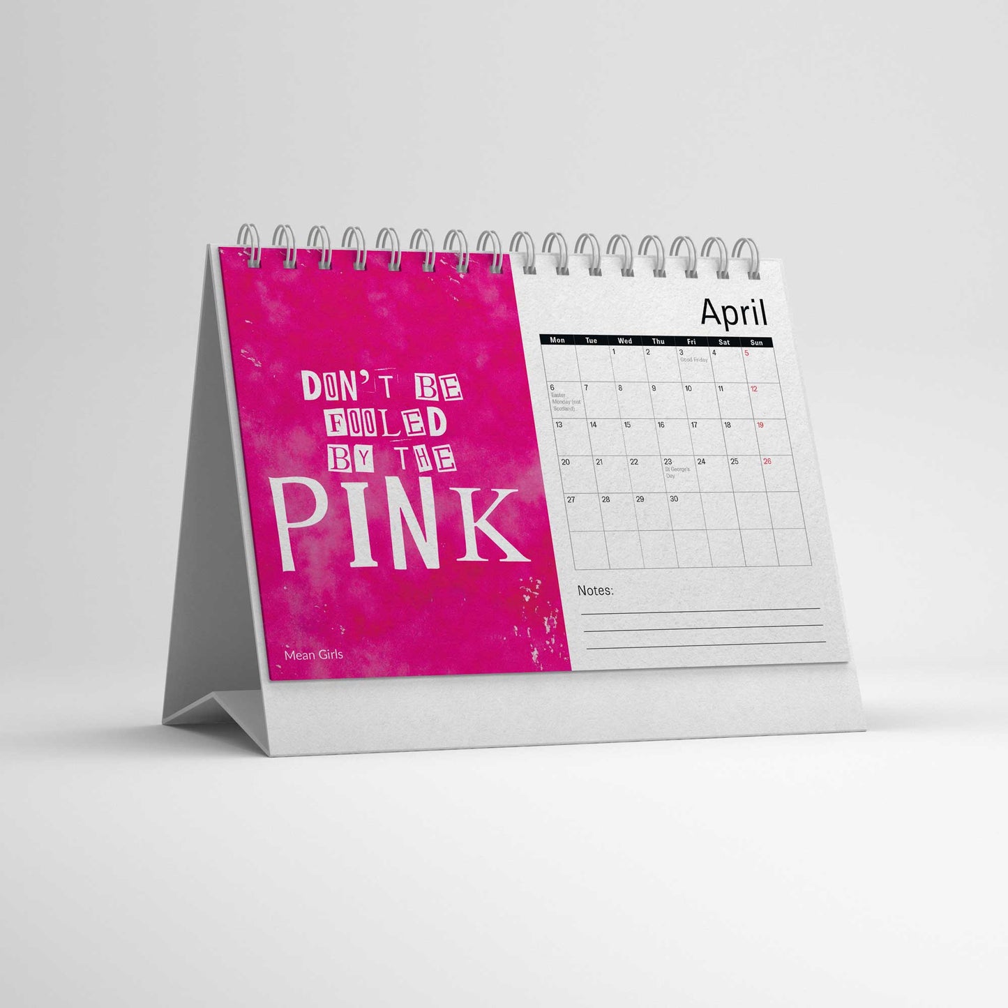2026 Musical Theatre Desk Calendar