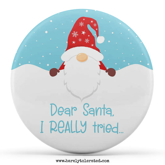 Dear Santa, I Really Tried