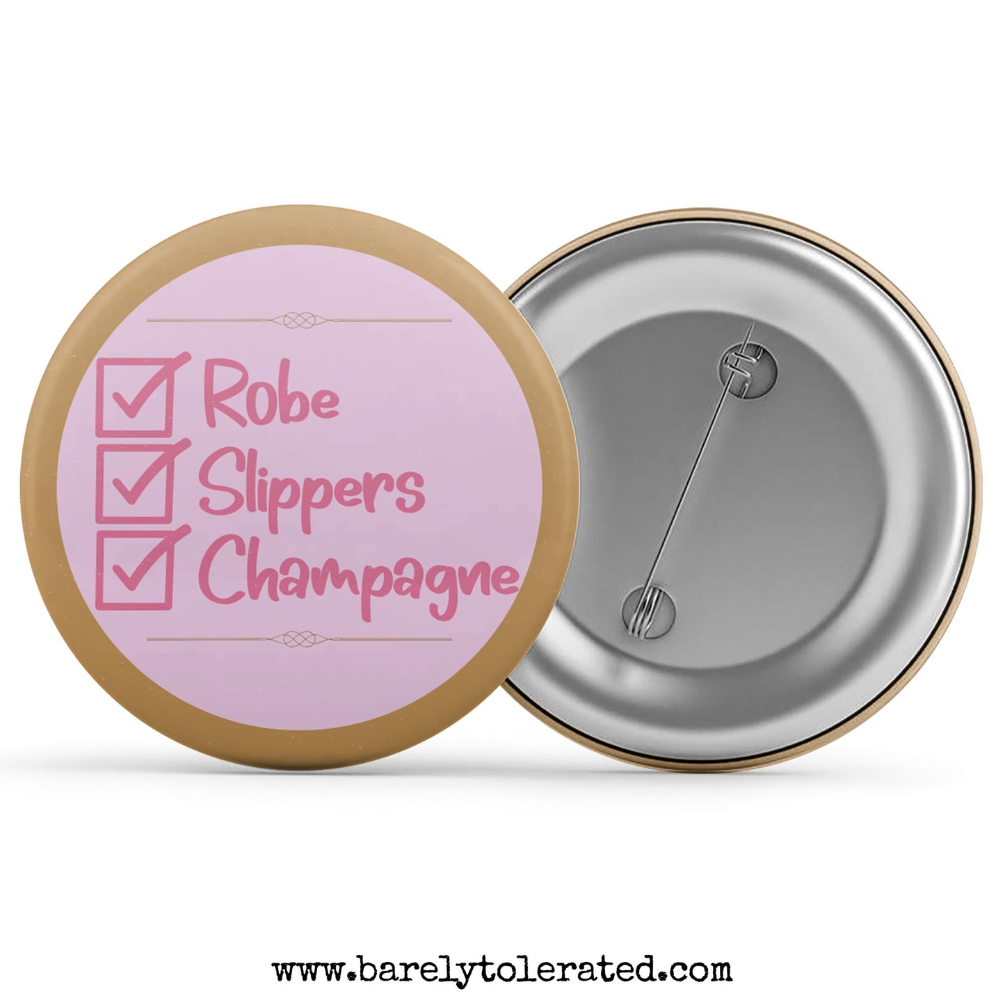 Robe, Slippers, Champagne