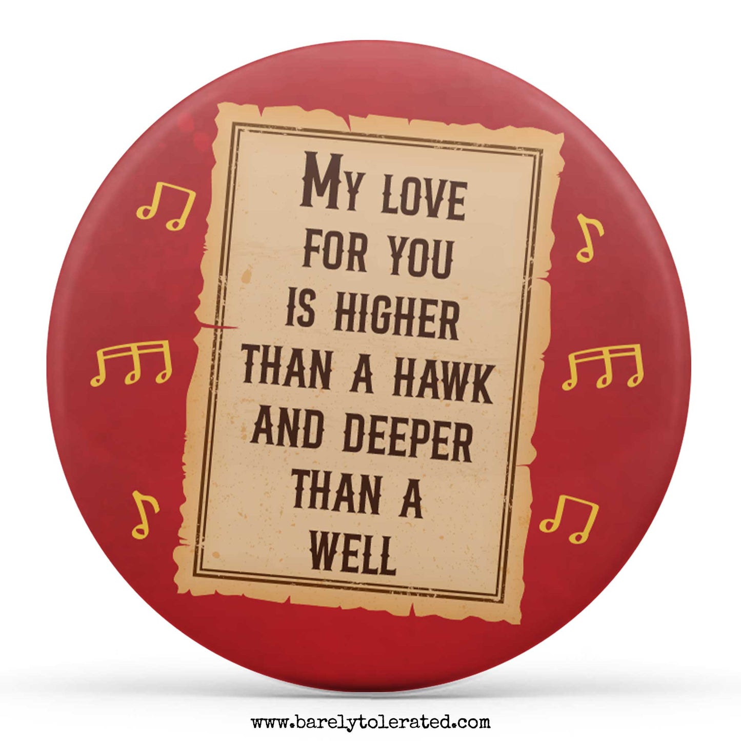 My Love For You Is Higher Than A Hawk