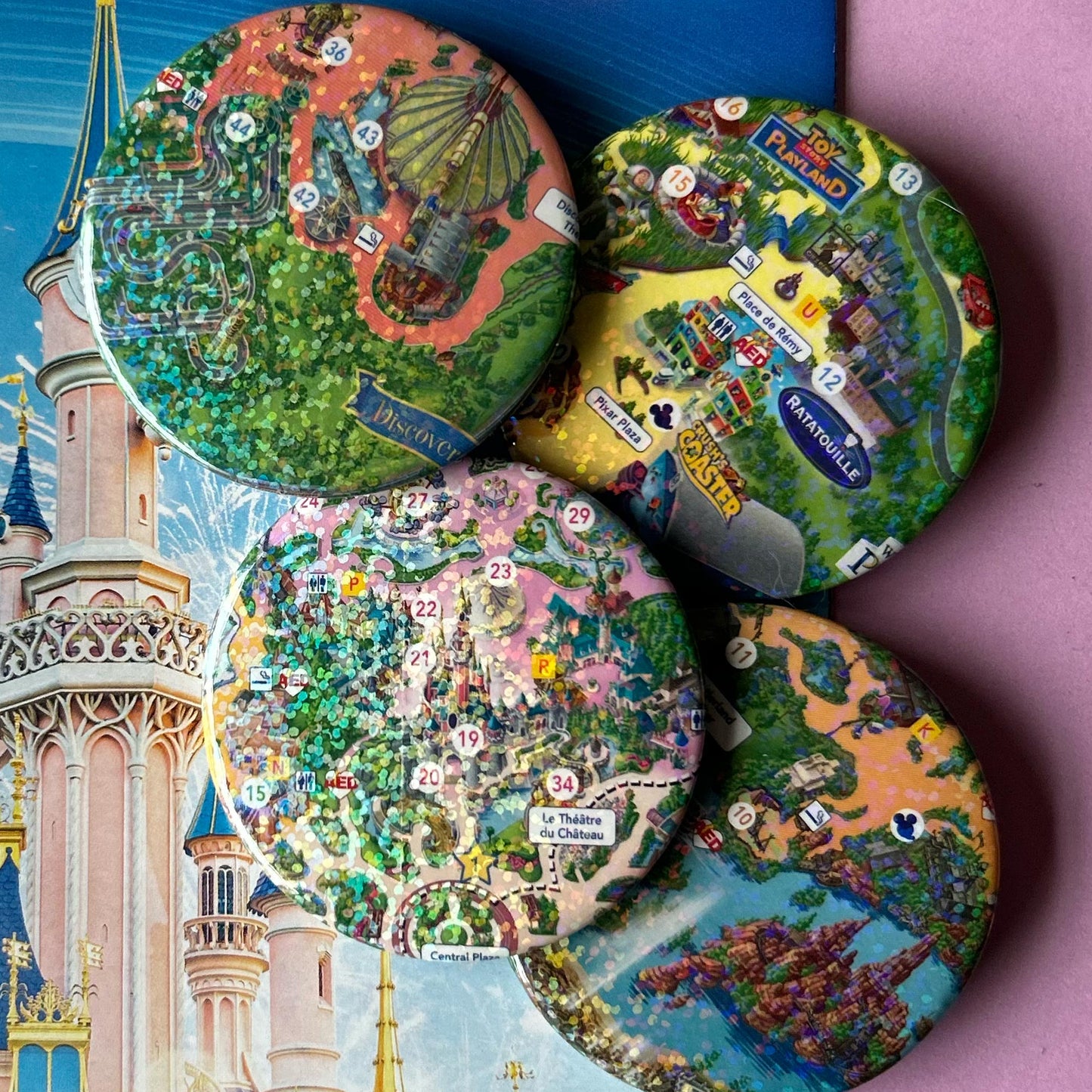 Park Map Holographic Design - Various Locations