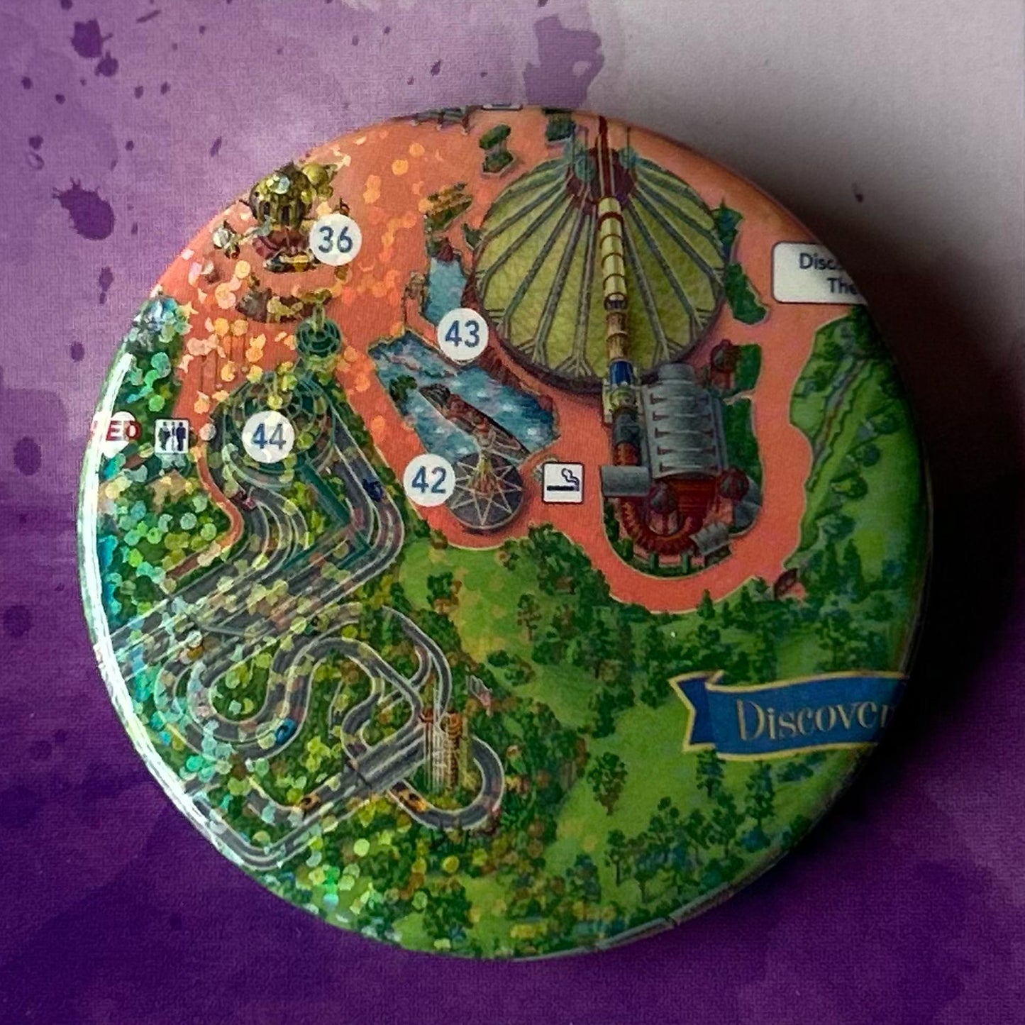 Park Map Holographic Design - Various Locations