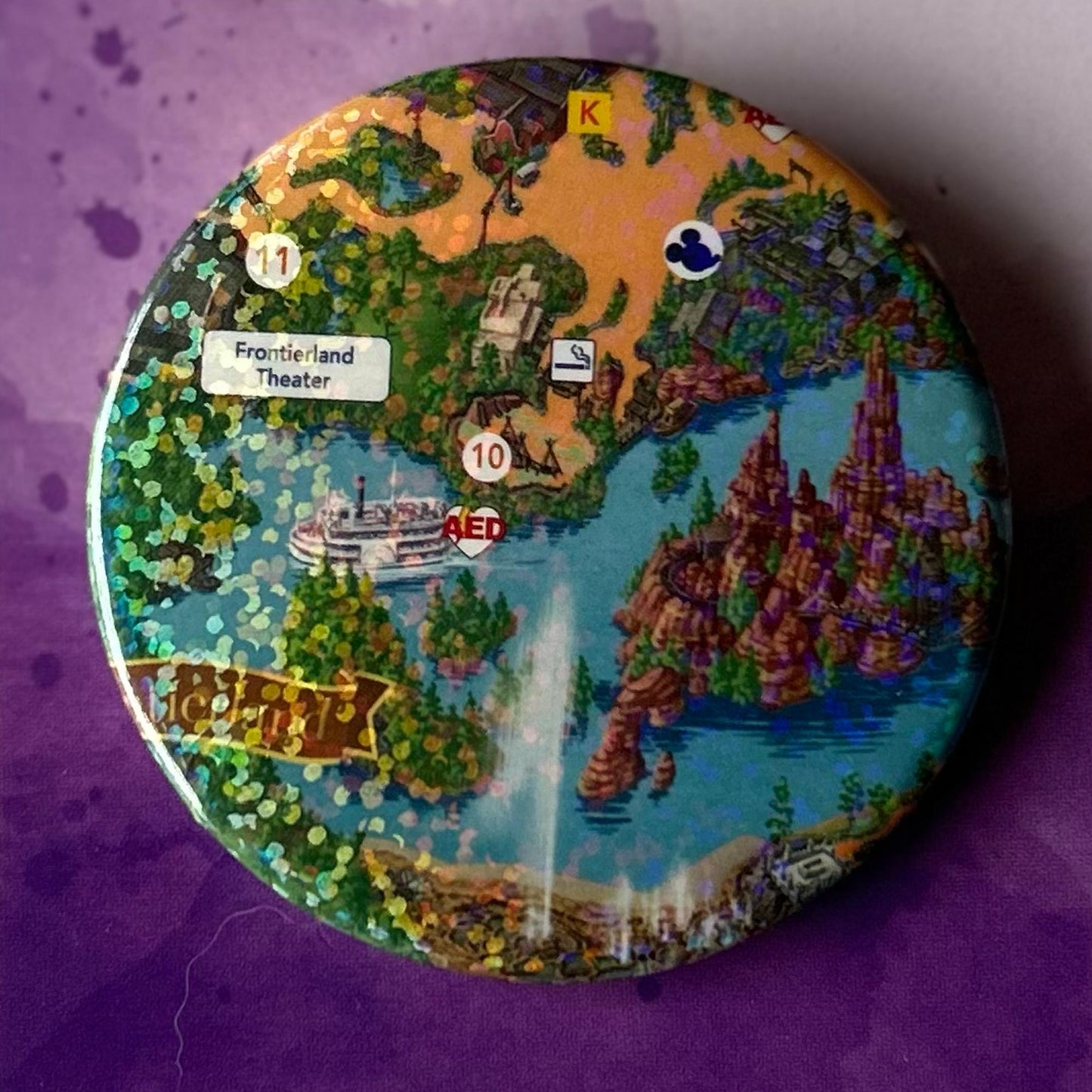 Park Map Holographic Design - Various Locations