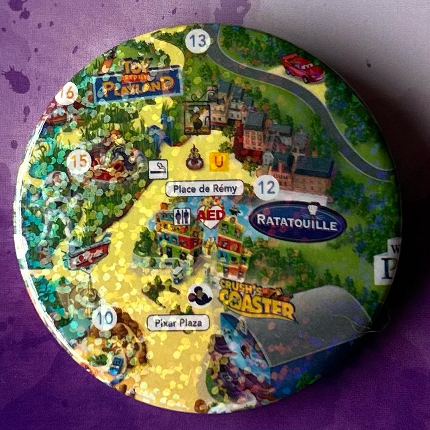 Park Map Holographic Design - Various Locations