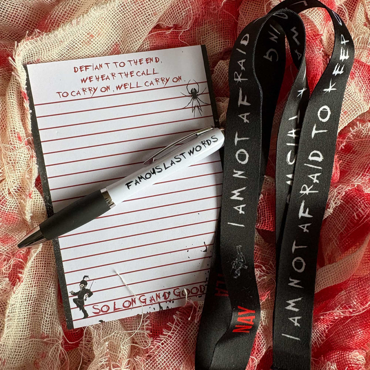 My Chemical Romance Set (Lanyard, Notepad & Pen)