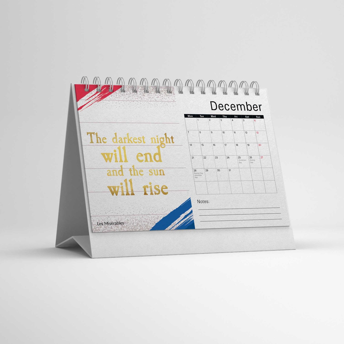 2026 Musical Theatre Desk Calendar