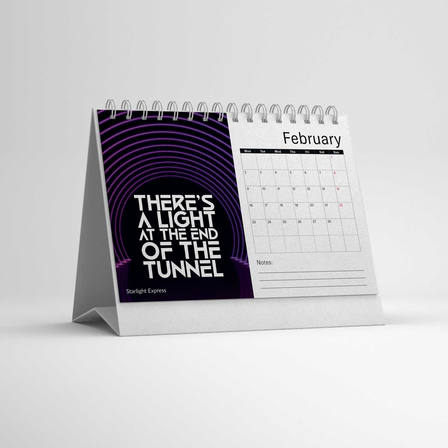 2026 Musical Theatre Desk Calendar