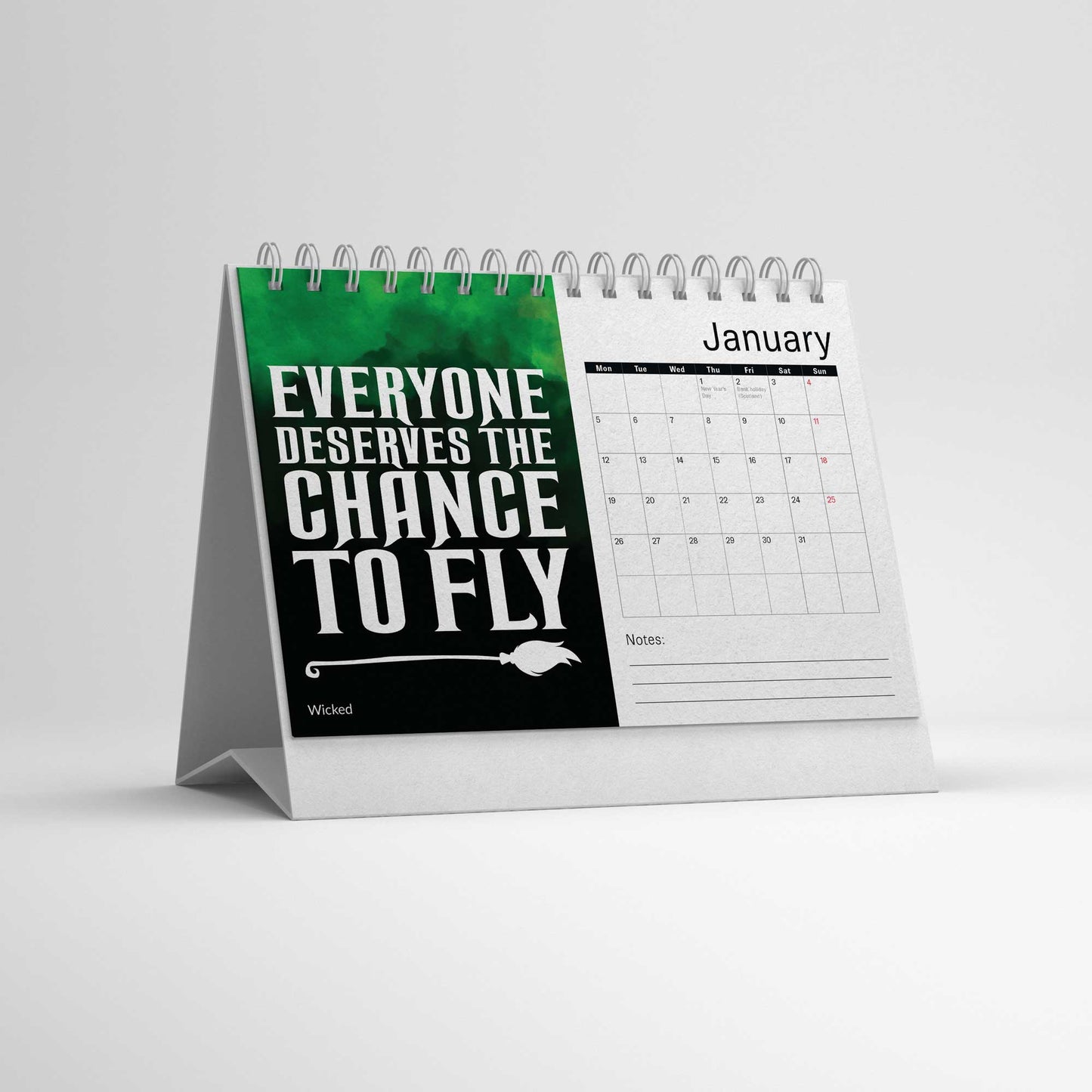 2026 Musical Theatre Desk Calendar