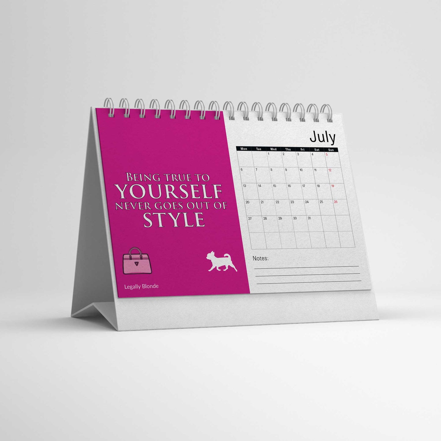 2026 Musical Theatre Desk Calendar