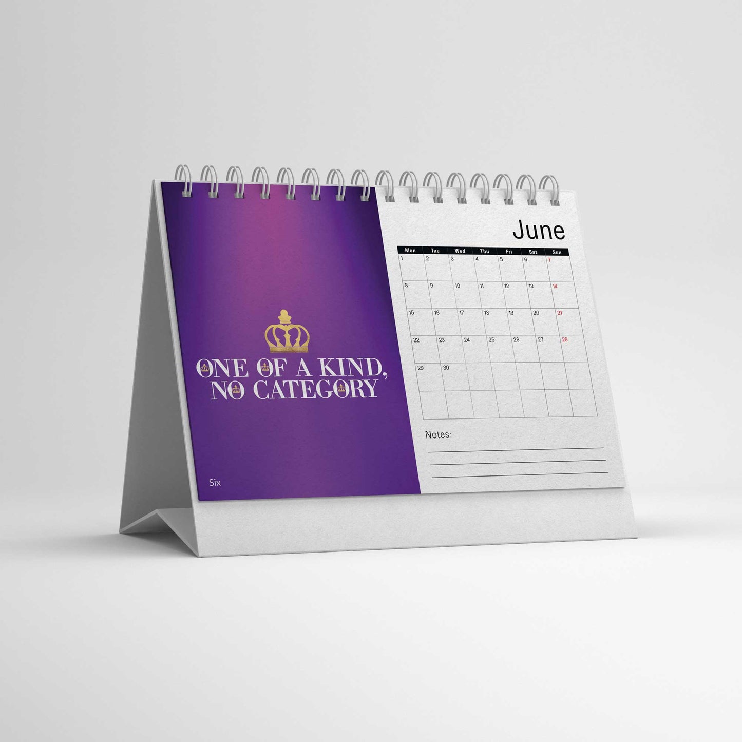 2026 Musical Theatre Desk Calendar