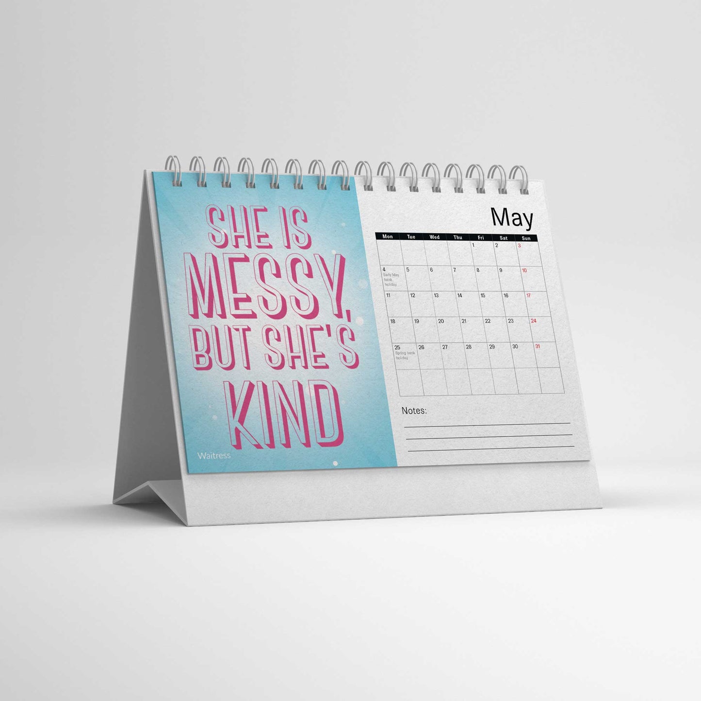 2026 Musical Theatre Desk Calendar