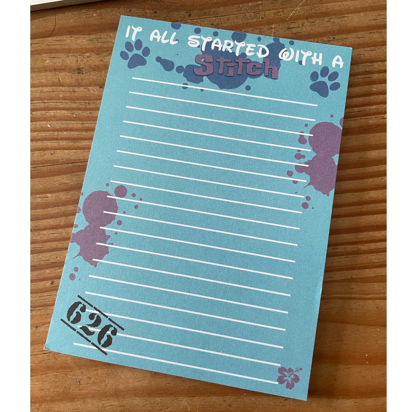 A6 Notepad It All Started With A Stitch