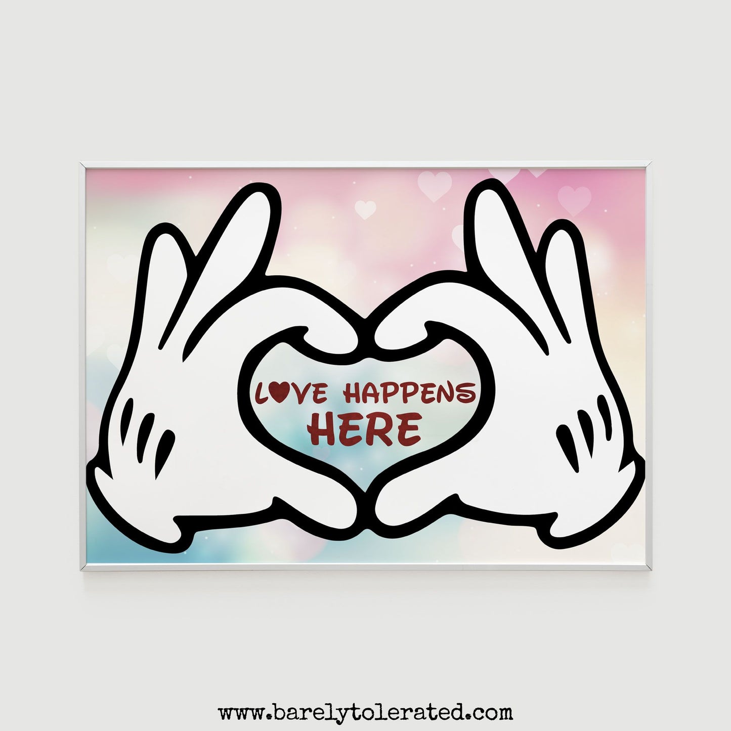 Love Happens Here Print Image