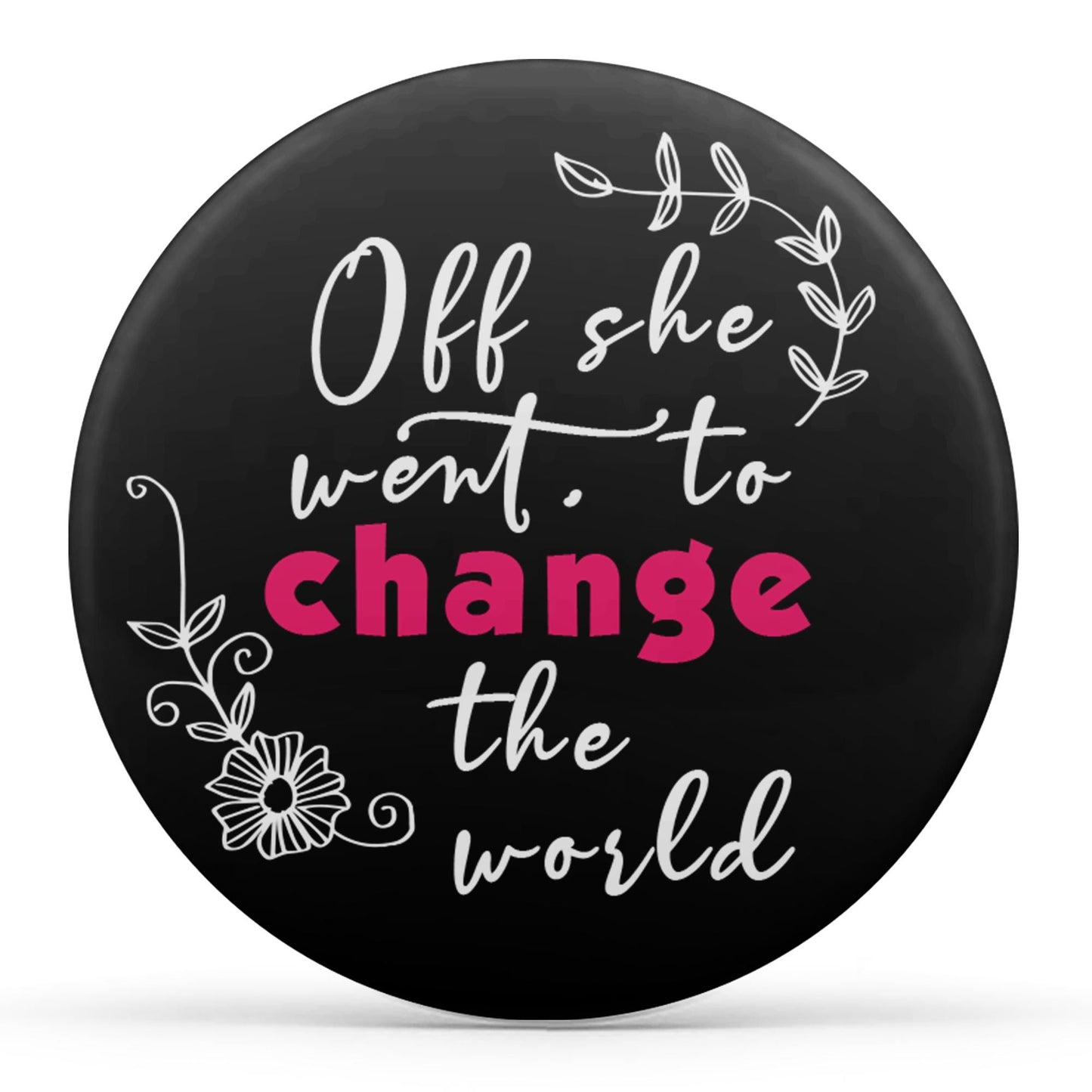 Off She Went To Change The World Image