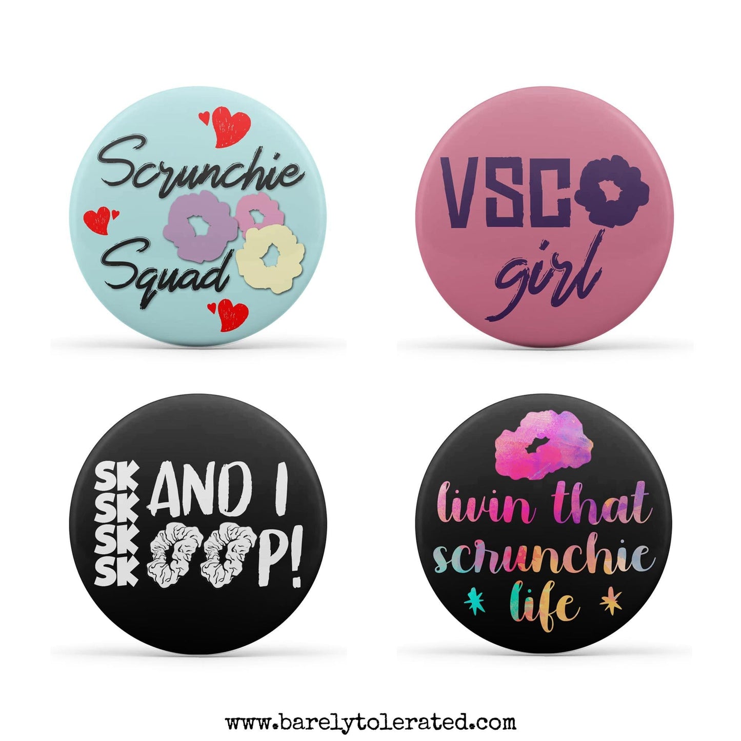 VSCO Set of 4 38mm Badges (Set2) Image