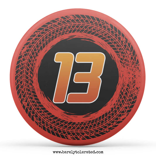 Customisable Car Themed Birthday Badge