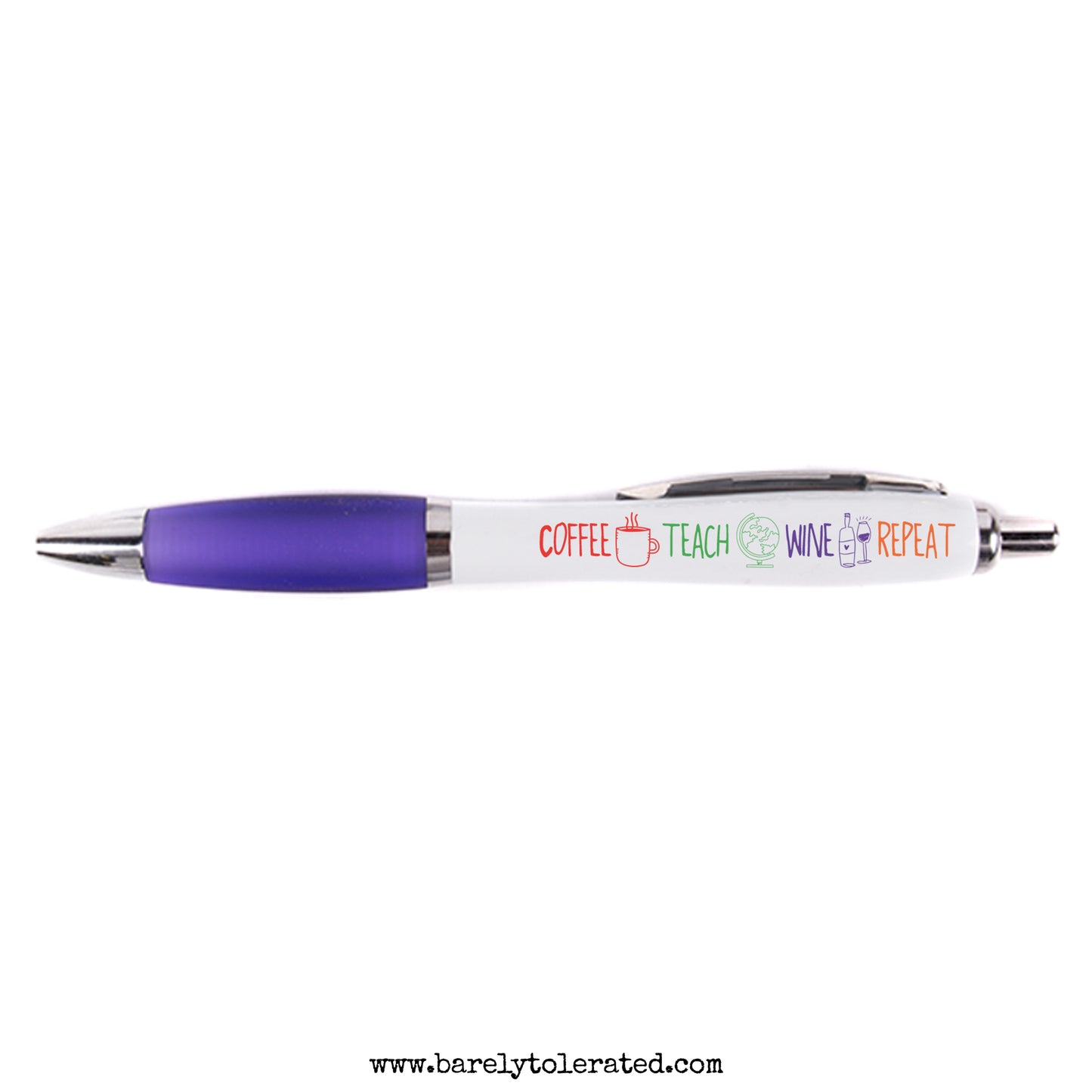 Coffee, Teach, Wine, Repeat Pen