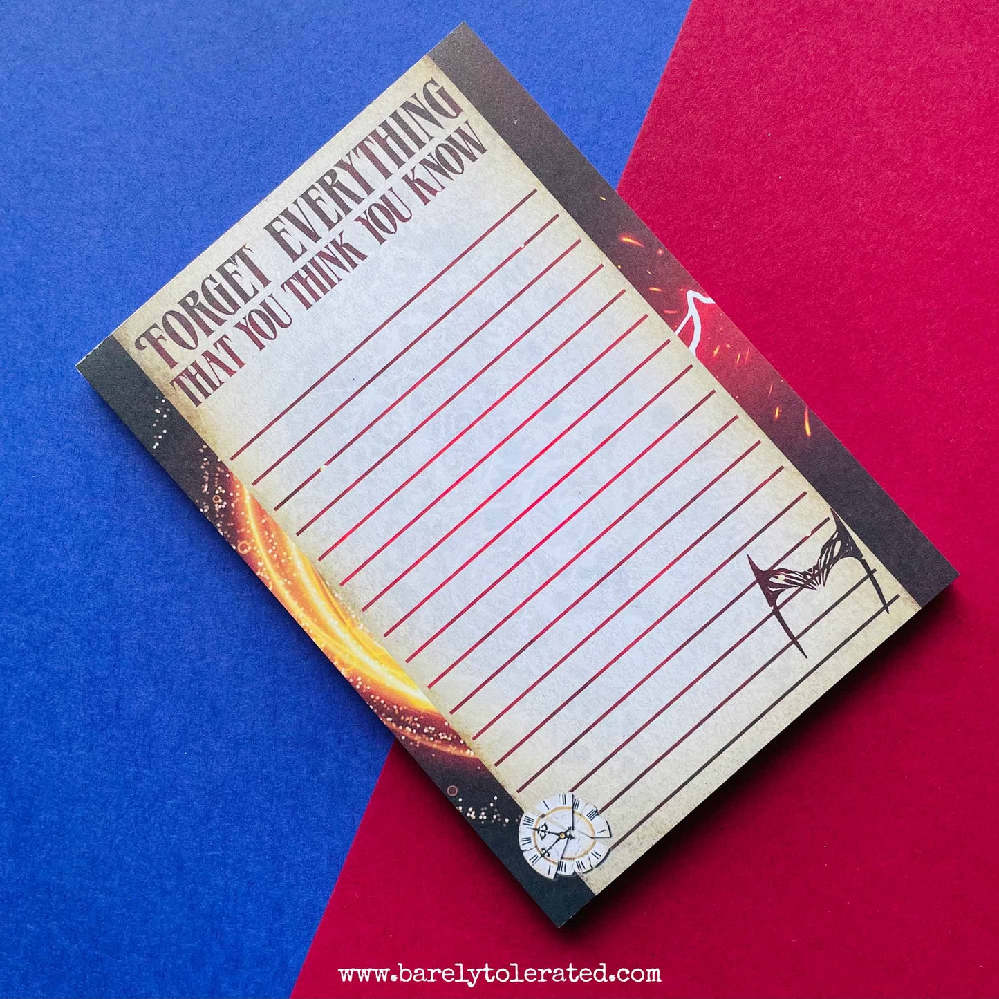 A6 Notepad Forget Everything That You Think You Know