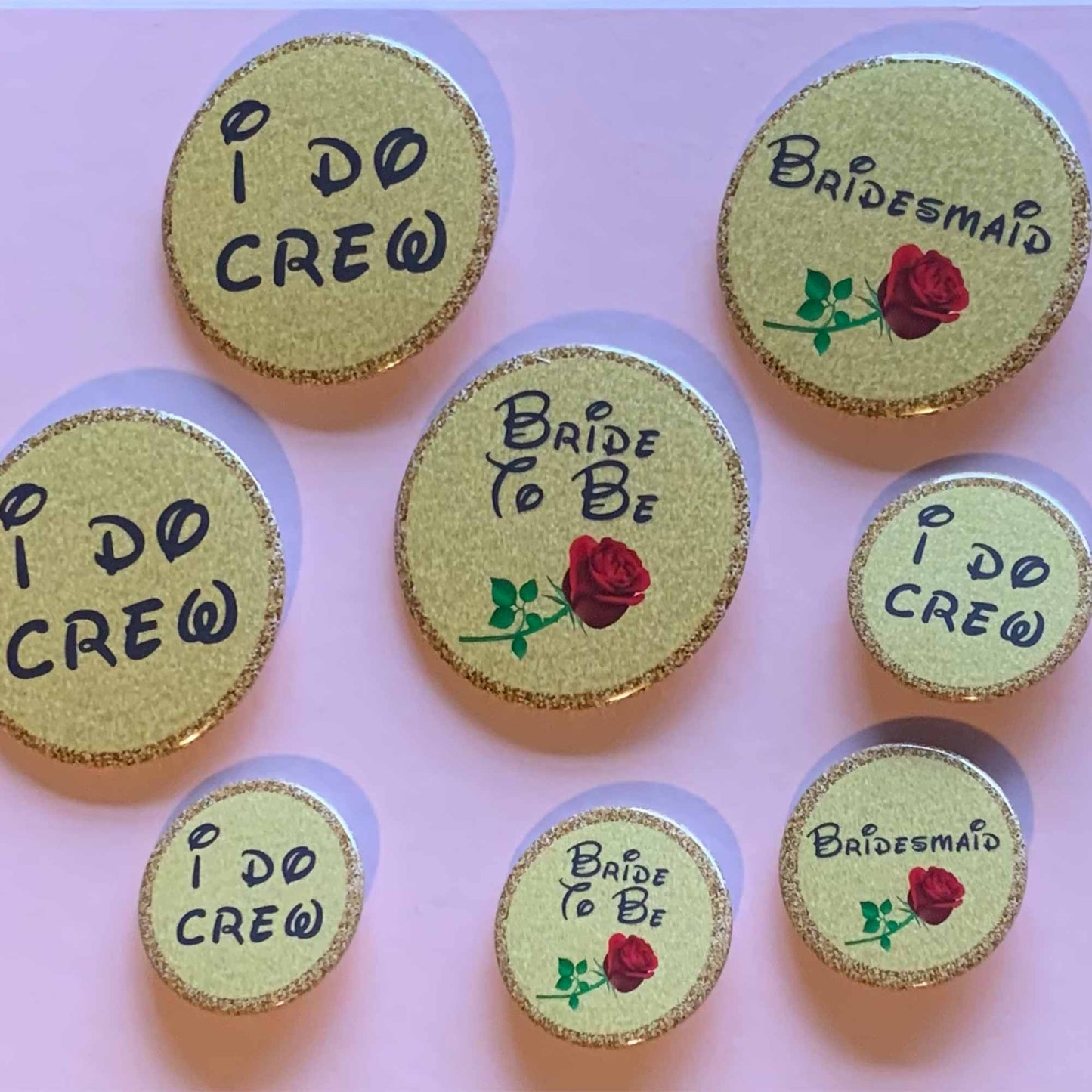 10 Hen Do Badges / Hen Party Badges / Team Bride Badges