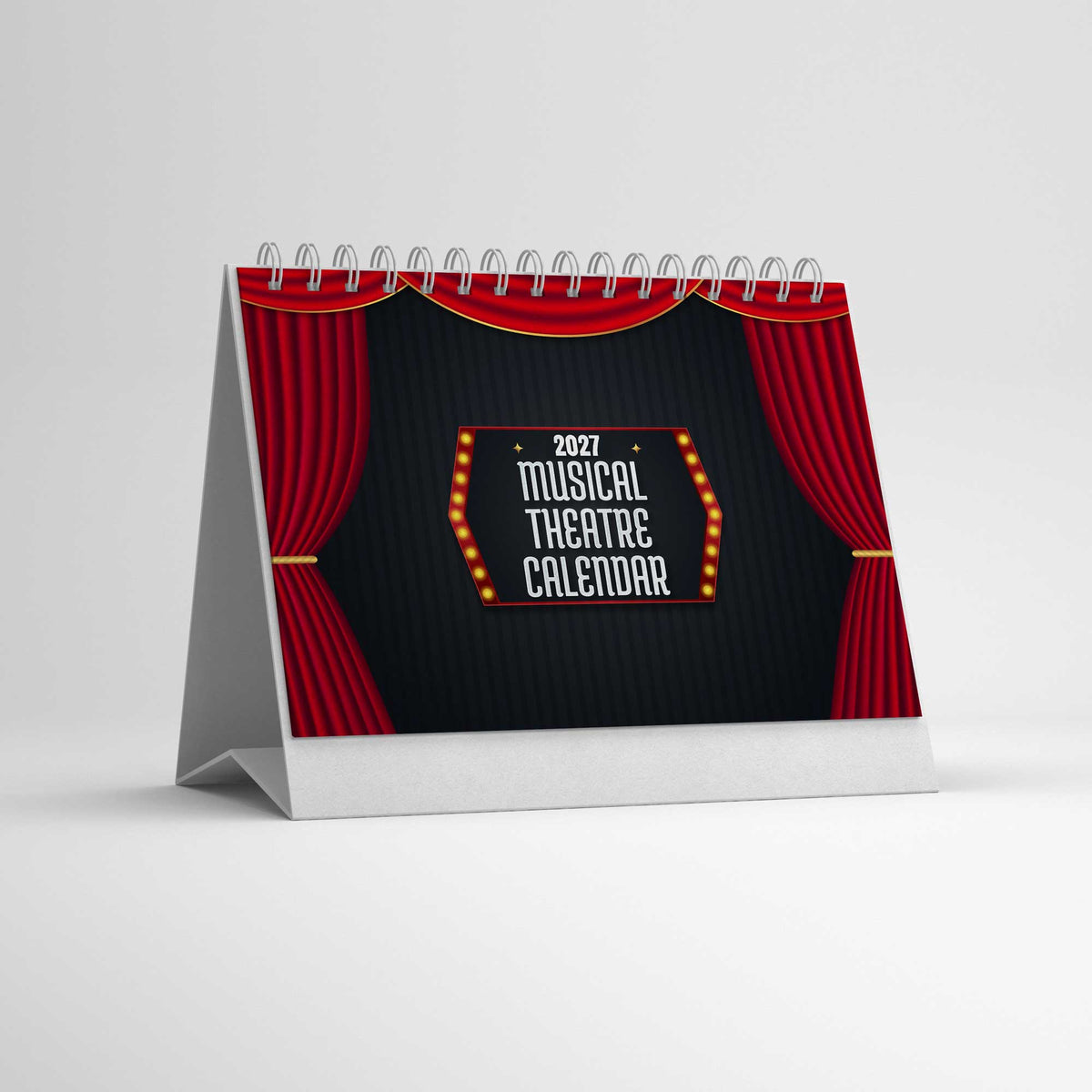 2027 Musical Theatre Desk Calendar