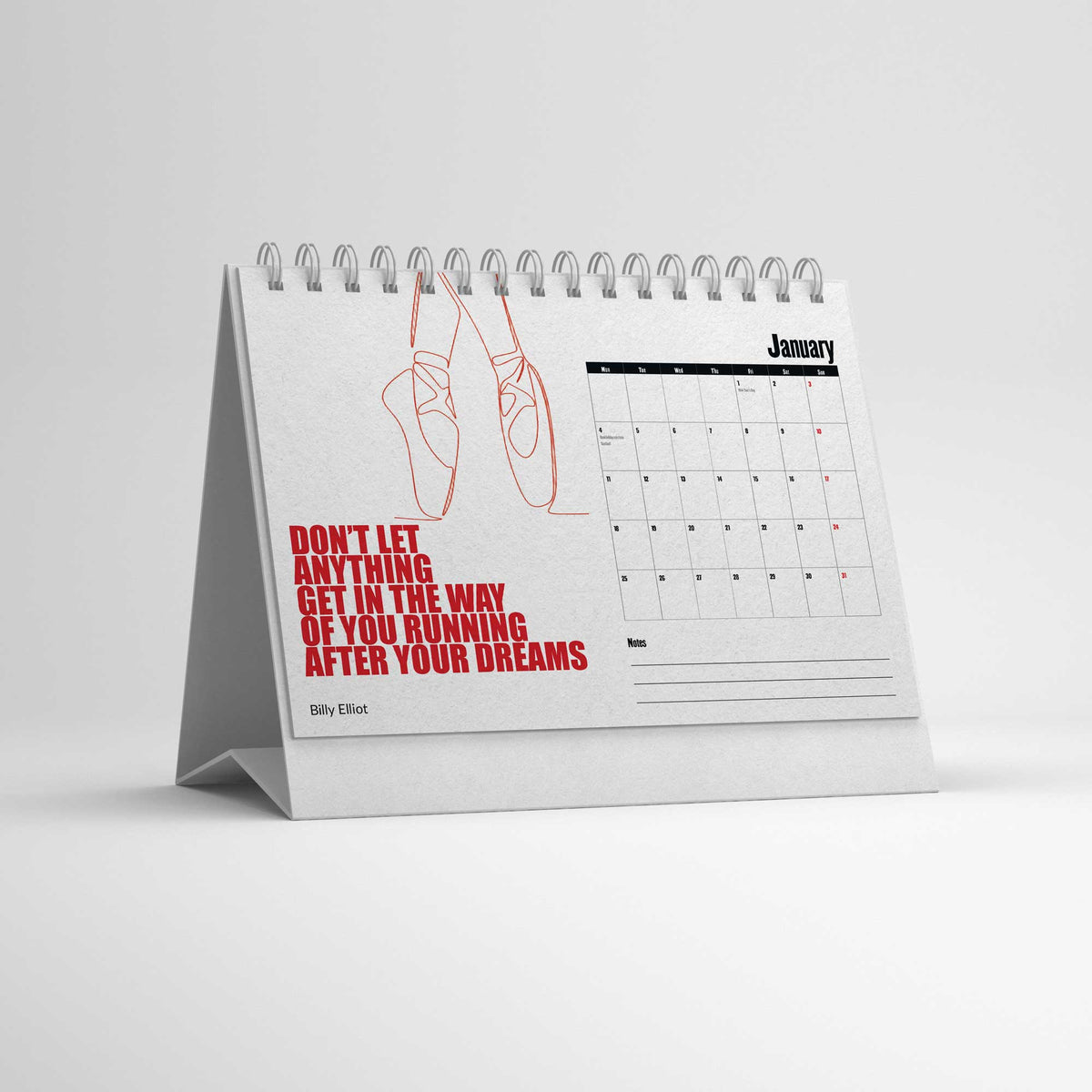 2027 Musical Theatre Desk Calendar