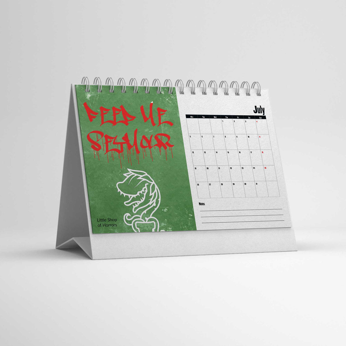 2027 Musical Theatre Desk Calendar