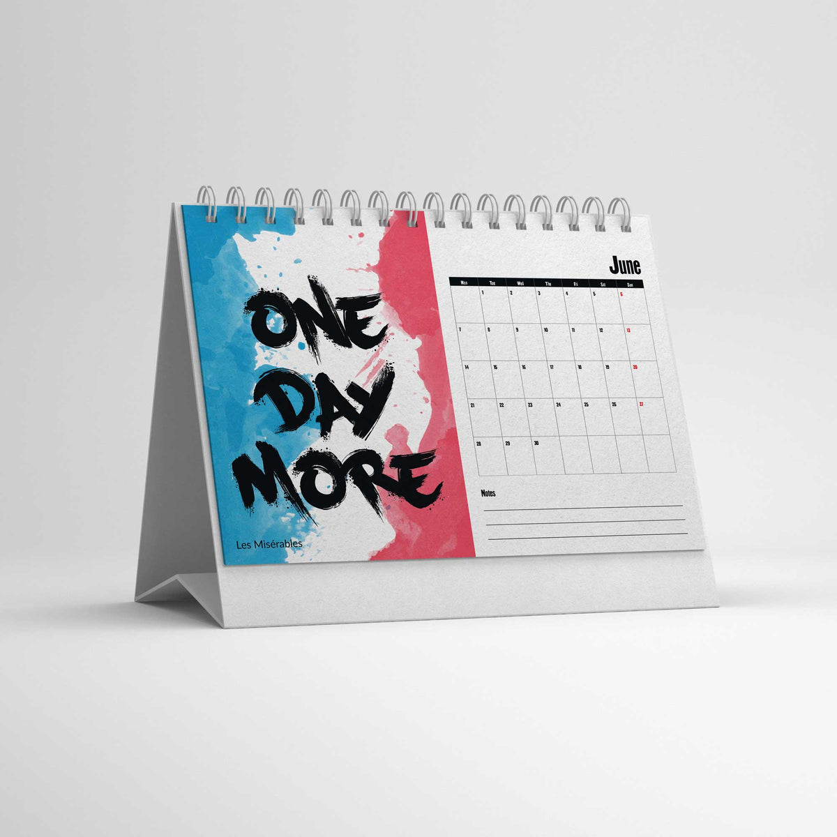 2027 Musical Theatre Desk Calendar