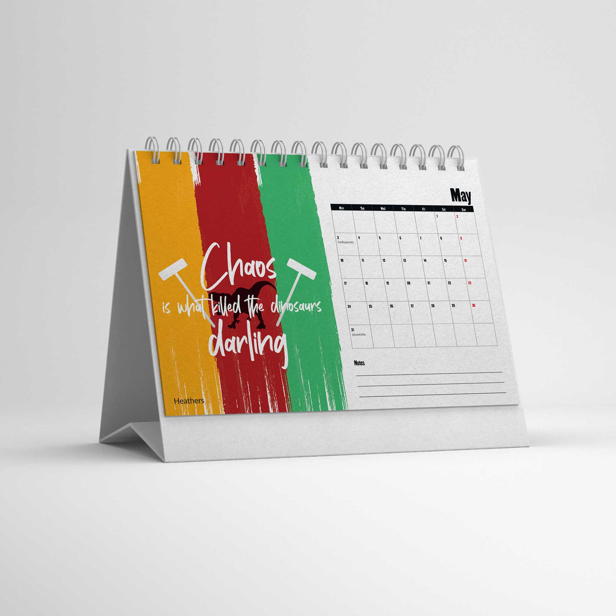 2027 Musical Theatre Desk Calendar