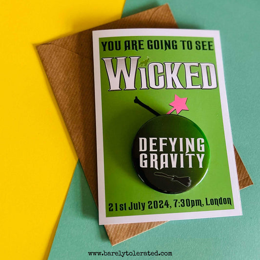 Wicked Reveal Card & Badge