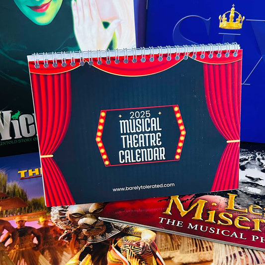 2025 Musical Theatre Desk Calendar