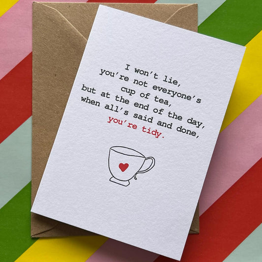 Funny Nessa Valentines Day Card I Won't Lie Greeting Card / Funny Gavin & Stacey Themed Valentine's Card for Her or Him