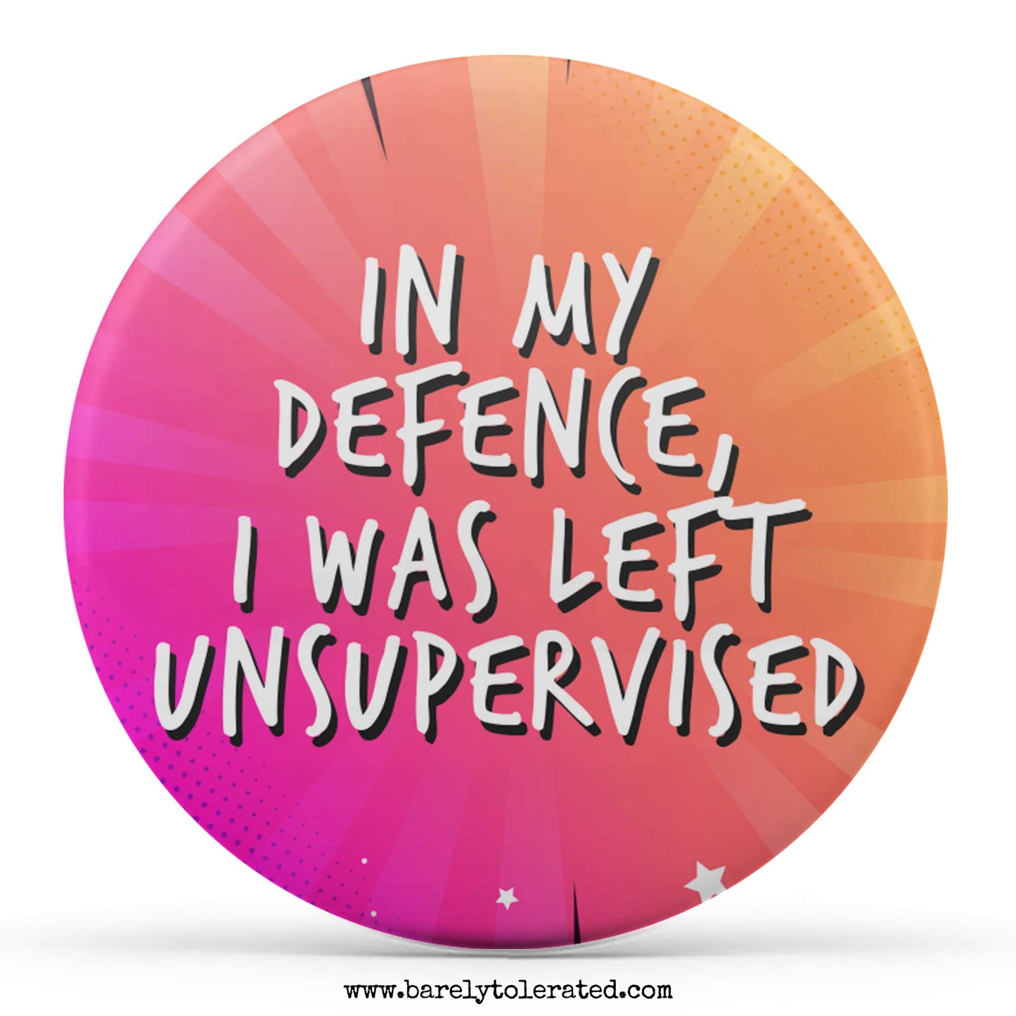 In My Defence, I Was Left Unsupervised