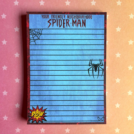 Your Friendly Neighbourhood Spiderman Notepad A6