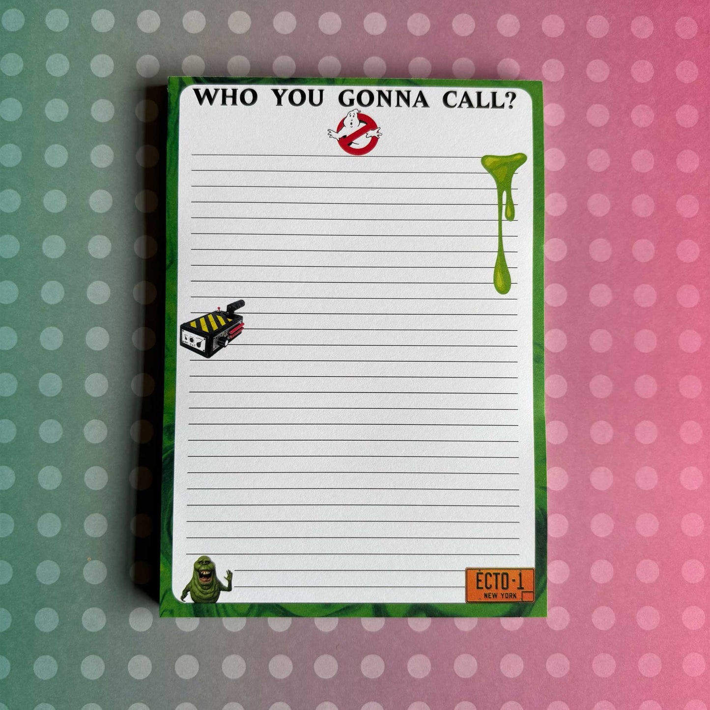 Who You Gonna Call Notepad A6