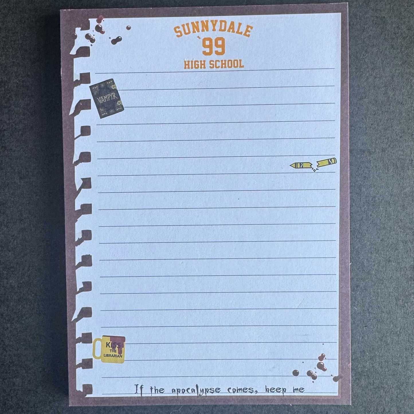 Sunnydale High School Notepad A6