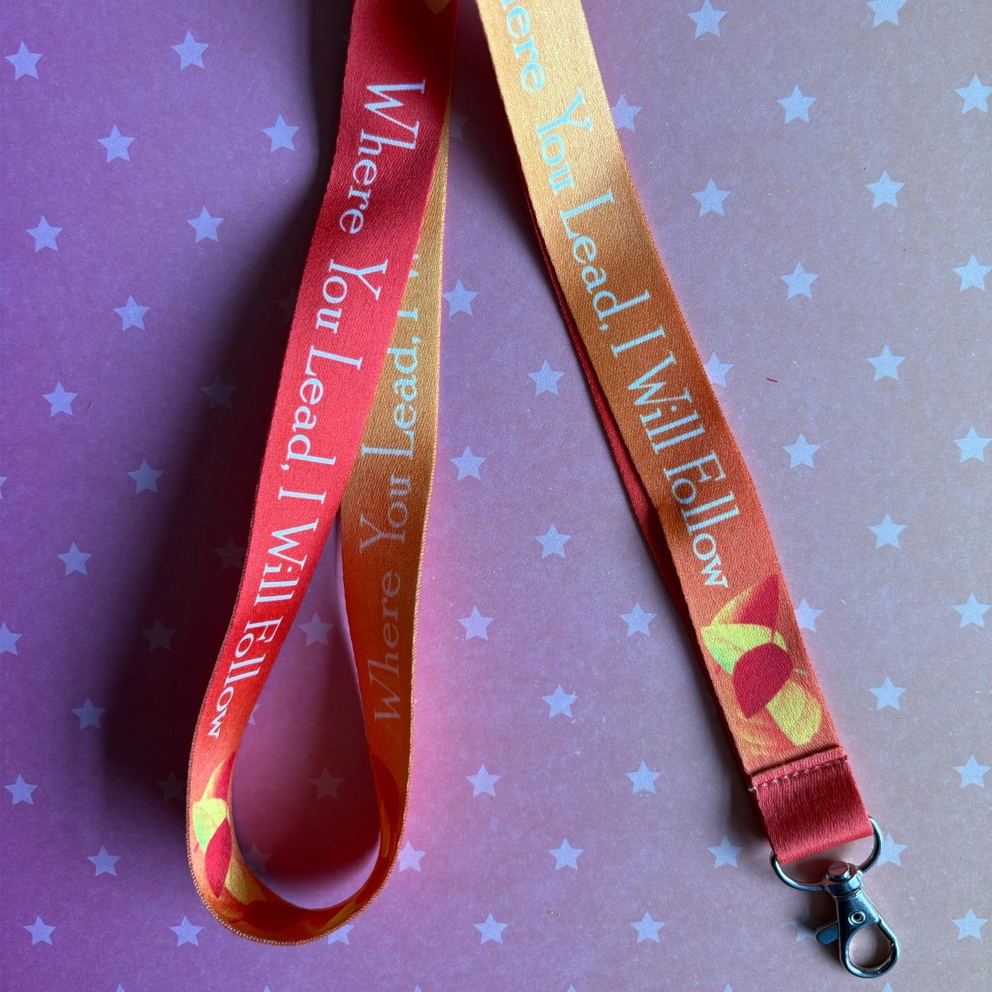 Where You Lead, I Will Follow Lanyard