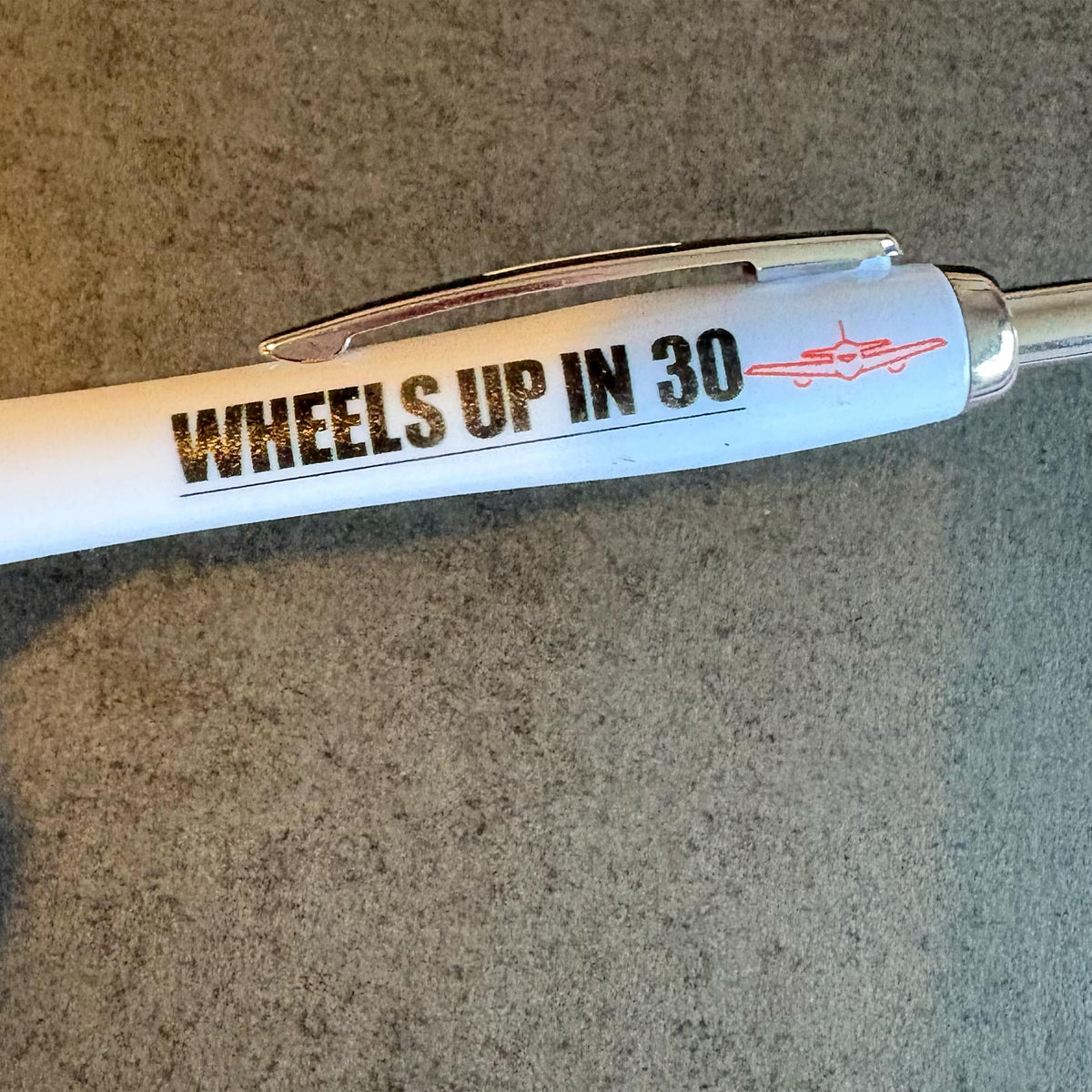 Wheels Up In 30 Pen