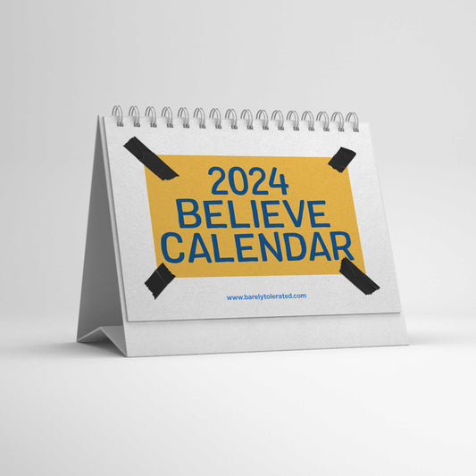 2024 Believe Desk Calendar