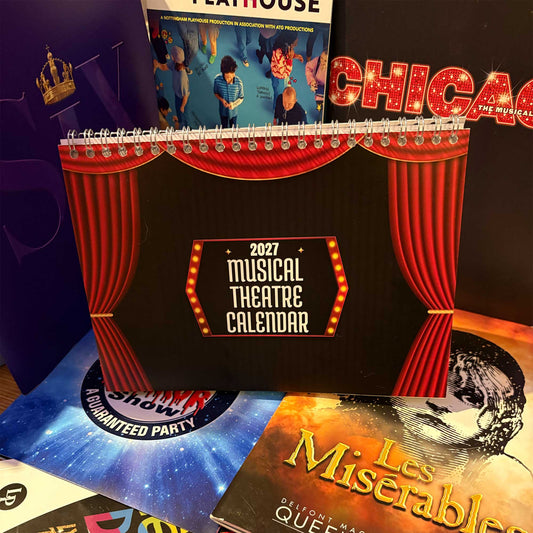 2027 Musical Theatre Desk Calendar