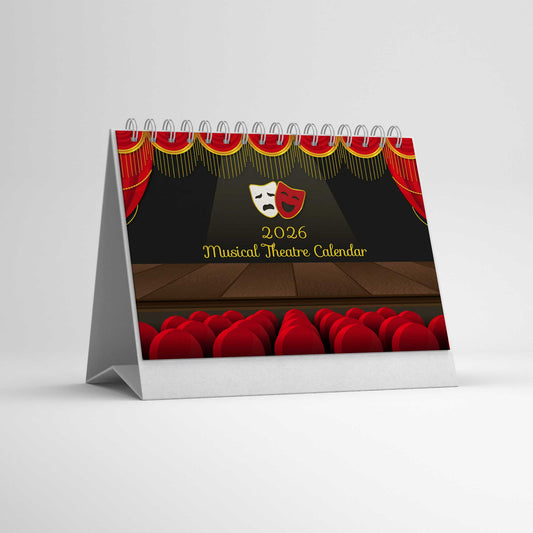 2026 Musical Theatre Desk Calendar
