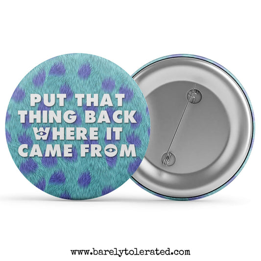 Put That Thing Back Where It Came From Image