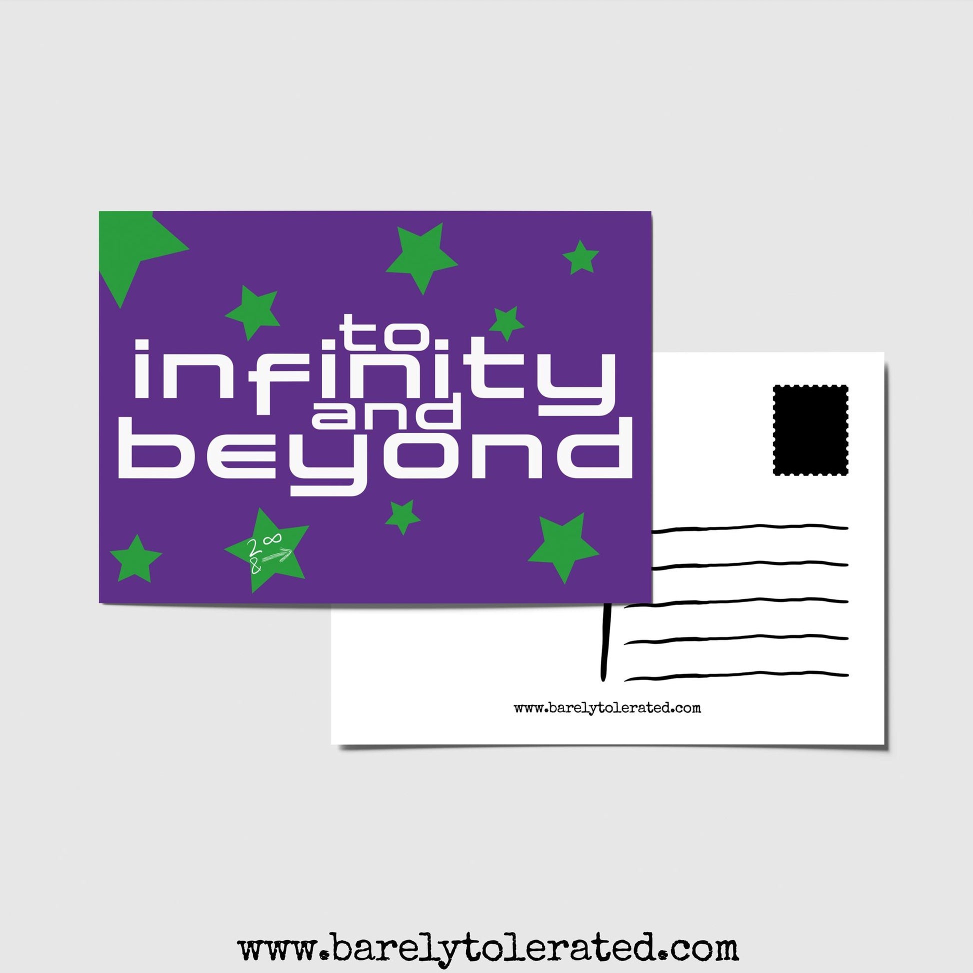 To Infinity And Beyond Postcard Image