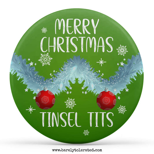 Merry Christmas Tinsel Tits