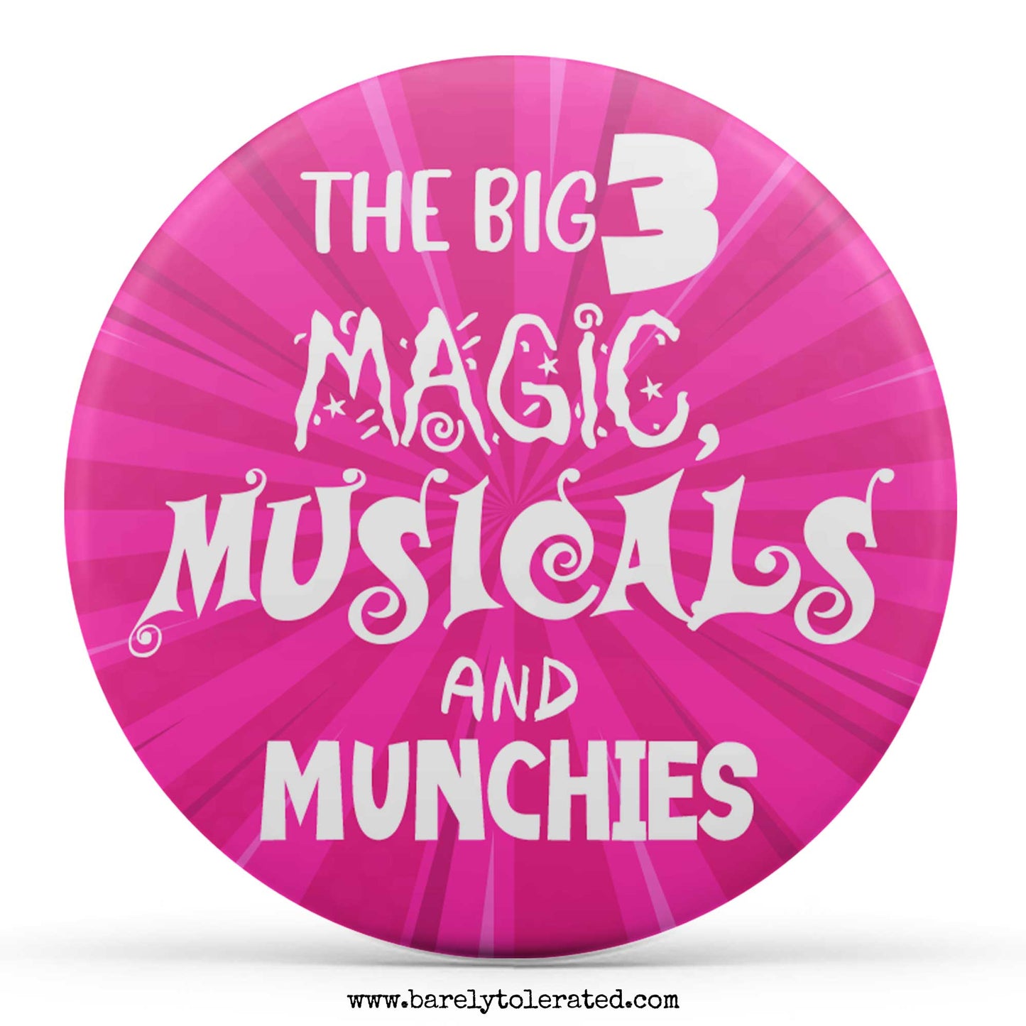 The Big Three - Magic, Musicals and Munchies