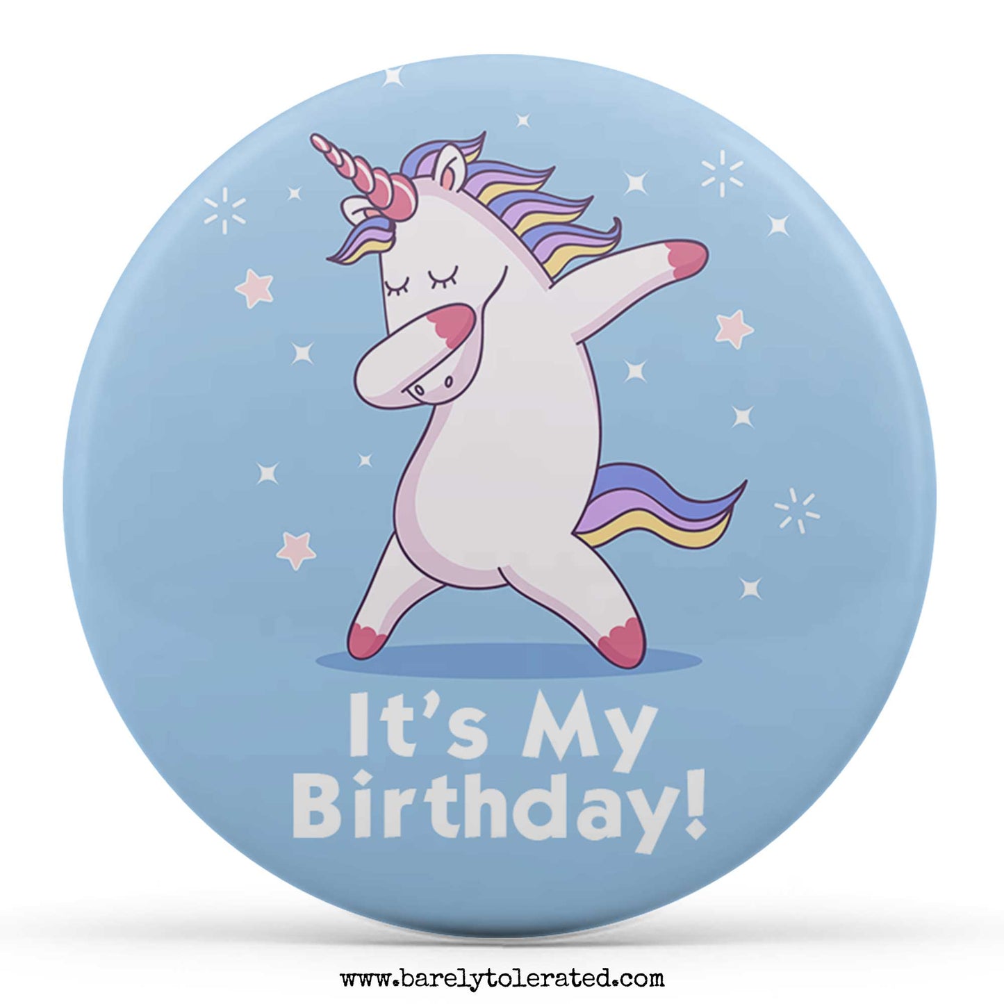 It's My Birthday - Unicorn Dab Blue