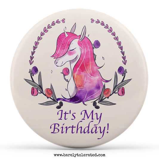 It's My Birthday - Unicorn Pink/Purple